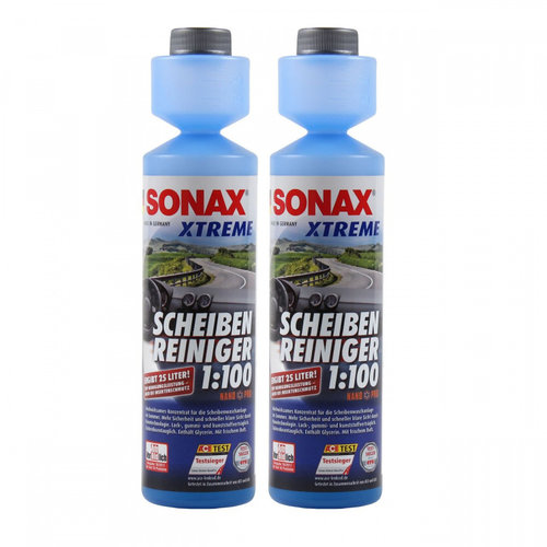 Set 2 Buc Sonax Xtreme Detergent Pentru Geamuri 1:100 Nano Pro Geam Liber 250ML 271141