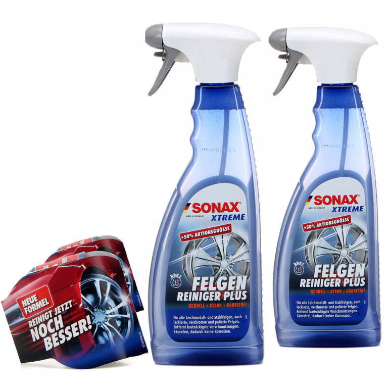 Set 2 Buc Sonax Xtreme Felgen Reiniger Plus Solutie Curatat Jante 750ML 230400