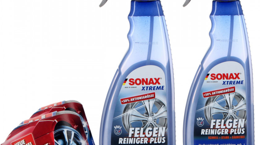 Set 2 Buc Sonax Xtreme Felgen Reiniger Plus Solutie Curatat Jante 750ML 230400