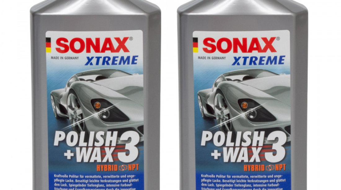 Set 2 Buc Sonax Xtreme Polish Si Ceară 3 500ML 202200