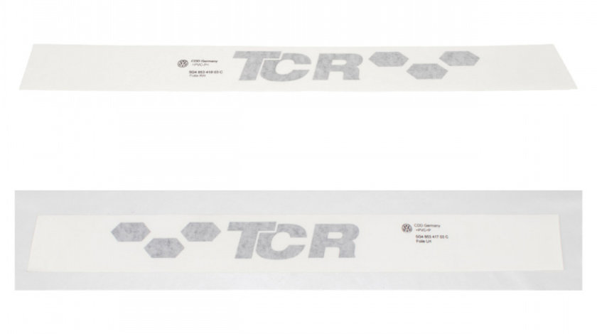 Set 2 Buc Sticker Spate Dreapta + Stanga TCR Oe Volkswagen Golf 7 2012→ 5G485341703C + 5G485341803C