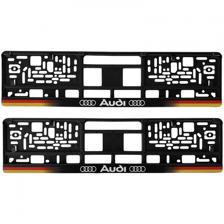 Set 2 Buc Suport Numar Inmatriculare Audi TCT-263
