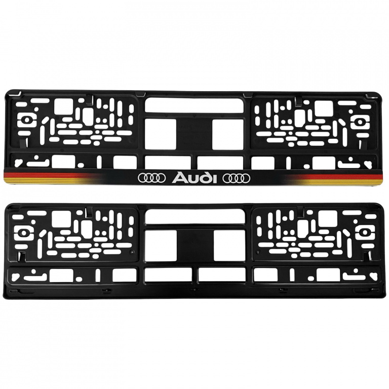 Set 2 Buc Suport Numar Inmatriculare Audi TCT-263