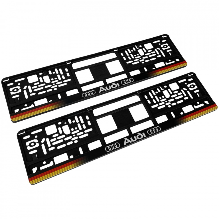 Set 2 Buc Suport Numar Inmatriculare Audi TCT-263