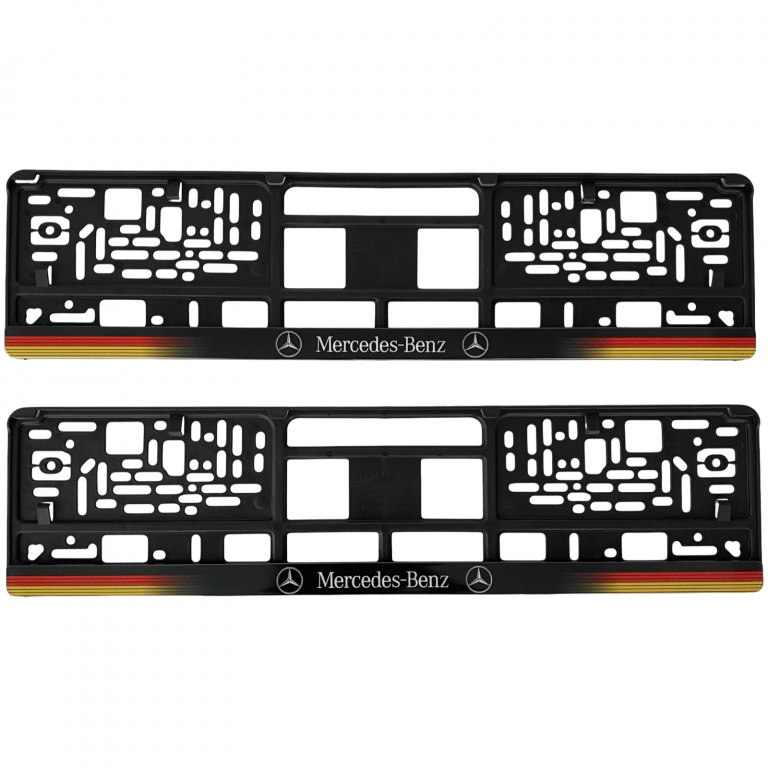 Set 2 Buc Suport Numar Inmatriculare Mercedes-Benz TCT-263