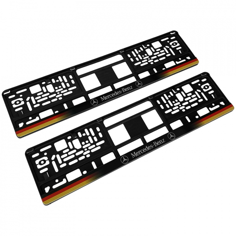 Set 2 Buc Suport Numar Inmatriculare Mercedes-Benz TCT-263