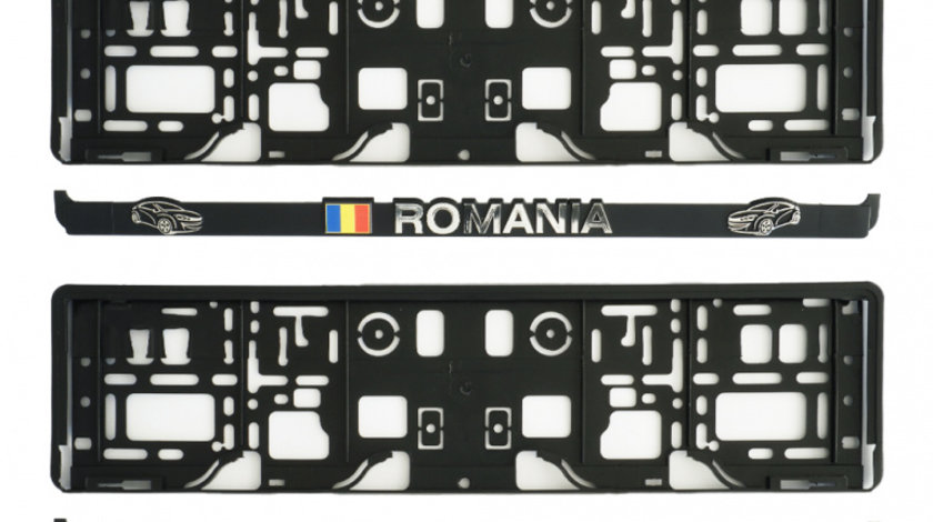 Set 2 Buc Suport Numar Inmatriculare Romania Mega Drive 45189