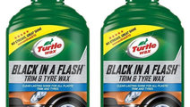 Set 2 Buc Turtle Wax Black In A Flash Solutie Dres...