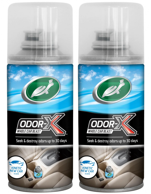 Set 2 Buc Turtle Wax Odorizant Interior Power Out Odor-X Whole Car Balast New Car 100ML FG53047