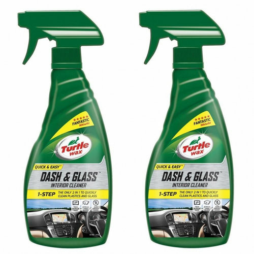 Set 2 Buc Turtle Wax Solutie Curatat Bord Si Geamuri Dash And Glass Interior Cleaner 500ML FG52803