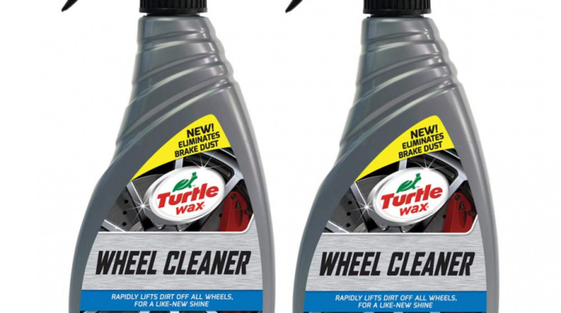 Set 2 Buc Turtle Wax Solutie Curatat Jante All Wheel Cleaner 500ML FG52819