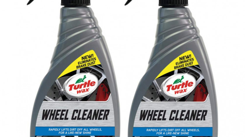 Set 2 Buc Turtle Wax Solutie Curatat Jante All Wheel Cleaner 500ML FG52819