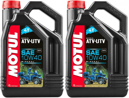 Set 2 Buc Ulei Motor Atv Motul 4T ATV-UTV 10W-40 4L 105879