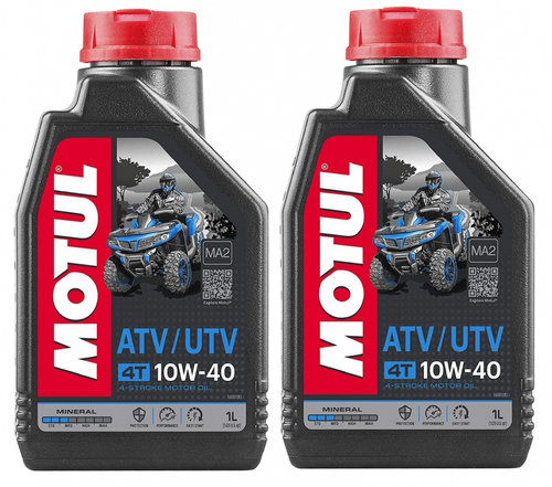 Set 2 Buc Ulei Motor Atv Motul 4T ATV-UTV 10W-40 1L 105878