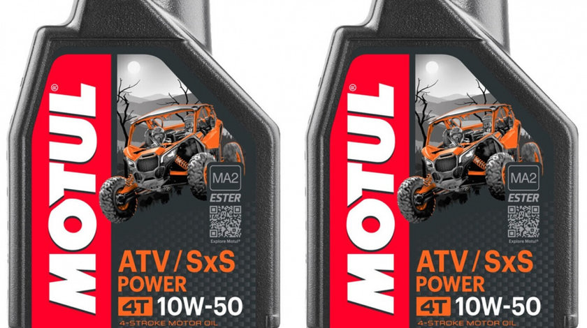 Set 2 Buc Ulei Motor Atv Motul ATV / SXS Power 4T 10W-50 1L 105900