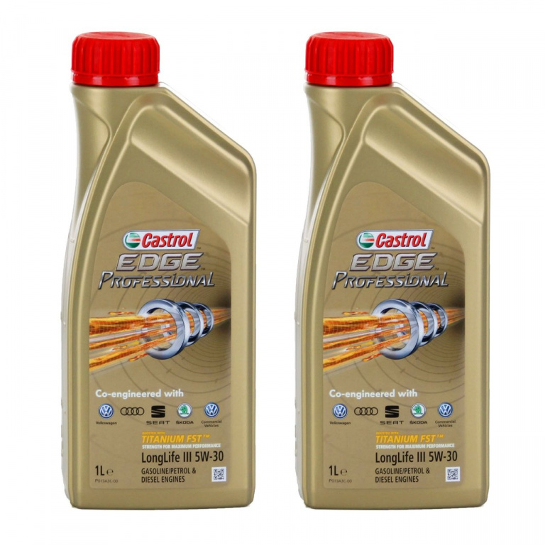 Set 2 Buc Ulei Motor Castrol Edge Professional Long Life III 5W-30 1L