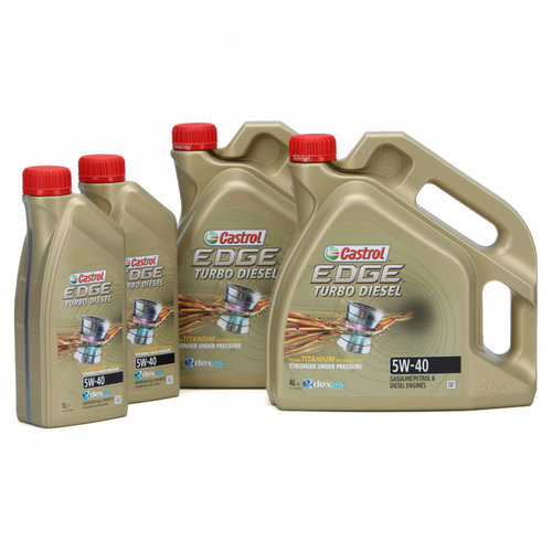 Set 2 Buc Ulei Motor Castrol Edge Turbo Diesel Titanium 5W-40 4L 1535BA + 2 Buc Ulei Motor Castrol E...