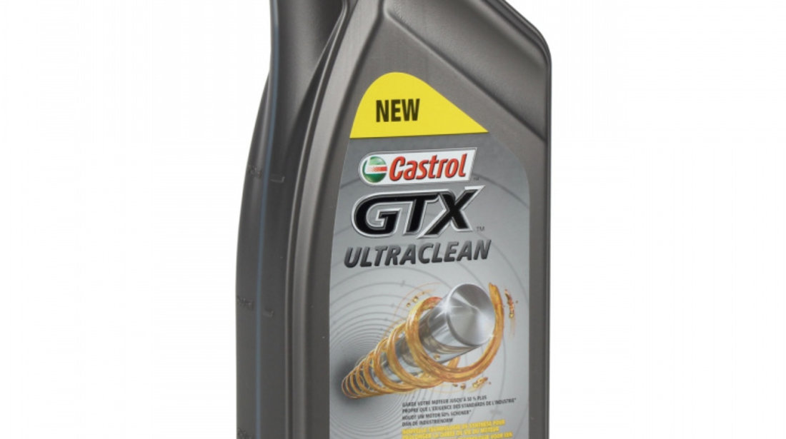 Set 2 Buc Ulei Motor Castrol GTX Ultraclean 10W-40 1L 15A4CF