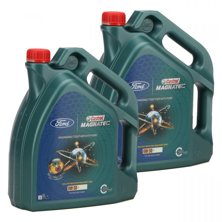 Set 2 Buc Ulei Motor Castrol Magnatec Ford 0W-30 D 5L 15D5FF