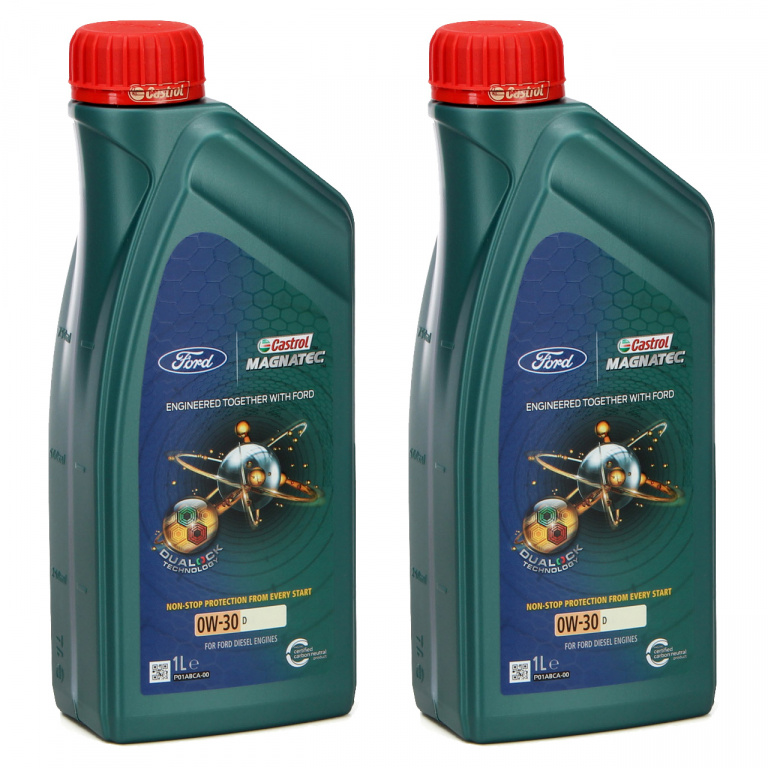 Set 2 Buc Ulei Motor Castrol Magnatec Ford 0W-30 D 1L 15D5FD