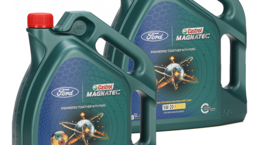 Set 2 Buc Ulei Motor Castrol Magnatec Ford 5W-20 E 5L 15D63F