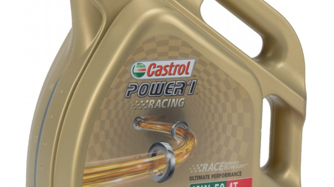 Set 2 Buc Ulei Motor Castrol Power 1 Racing 10W-50 4T 4L 15048E