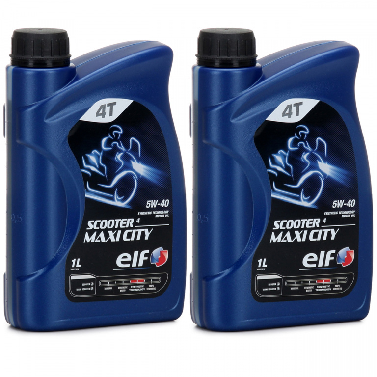 Set 2 Buc Ulei Motor Elf Scooter 4 Maxi City 5W-40 1L