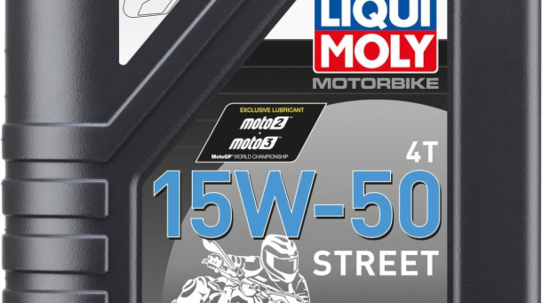 Set 2 Buc Ulei Motor Liqui Moly Motorbike 4T 15W-50 Street 1L 2555