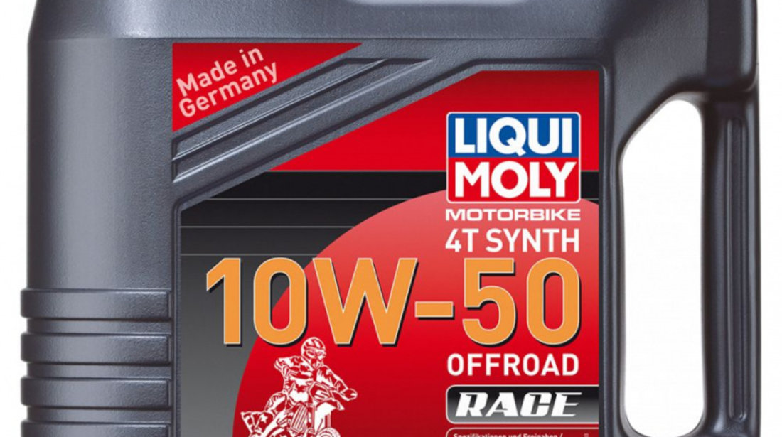 Set 2 Buc Ulei Motor Liqui Moly Motorbike 4T Synth 10W-50 Offroad Race 4L 3052