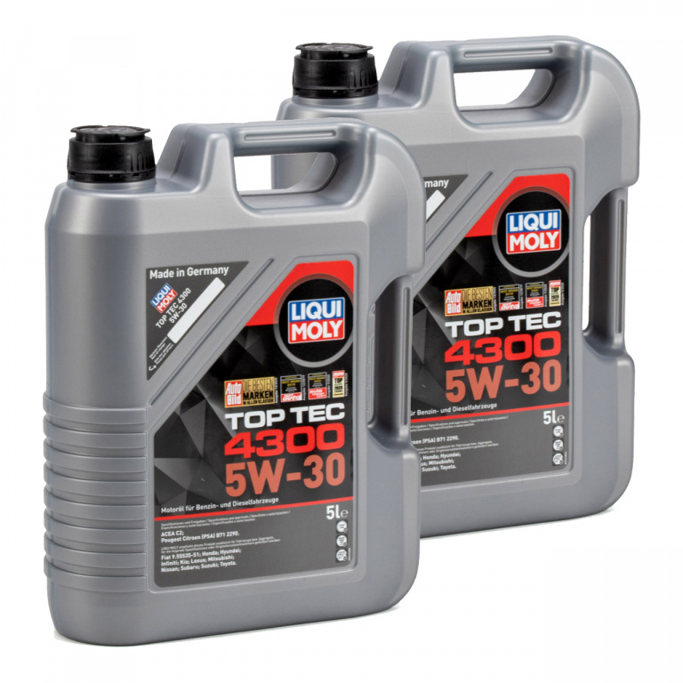 Set 2 Buc Ulei Motor Liqui Moly Top Tec 4300 5W-30 5L 3741