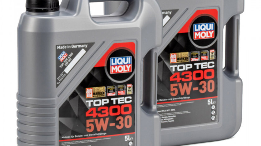 Set 2 Buc Ulei Motor Liqui Moly Top Tec 4300 5W-30 5L 3741