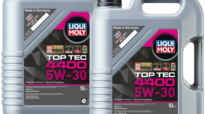 Set 2 Buc Ulei Motor Liqui Moly Top Tec 4400 5W-30 5L 2322