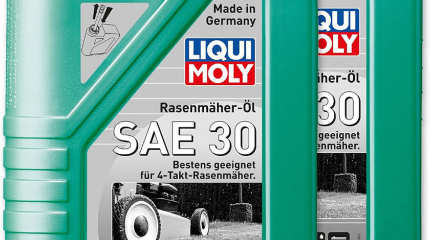 Set 2 Buc Ulei Motor Maisni Tuns Iarba Motocositoare Liqui Moly Rasenmäheröl SAE 30 1L 1264