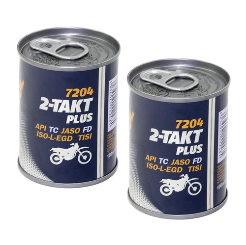 Set 2 Buc Ulei Motor Mannol 2T Takt Plus Aprilia Gilera Kymco Italjet 100ML MN7204-01ME