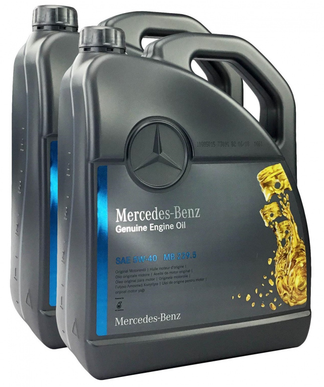 Set 2 Buc Ulei Motor Mercedes-Benz 229.5 5W-40 5L A000989860613AAEE
