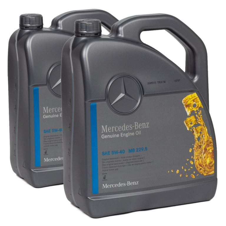 Set 2 Buc Ulei Motor Mercedes-Benz 229.5 5W-40 5L A000989860613AAEE