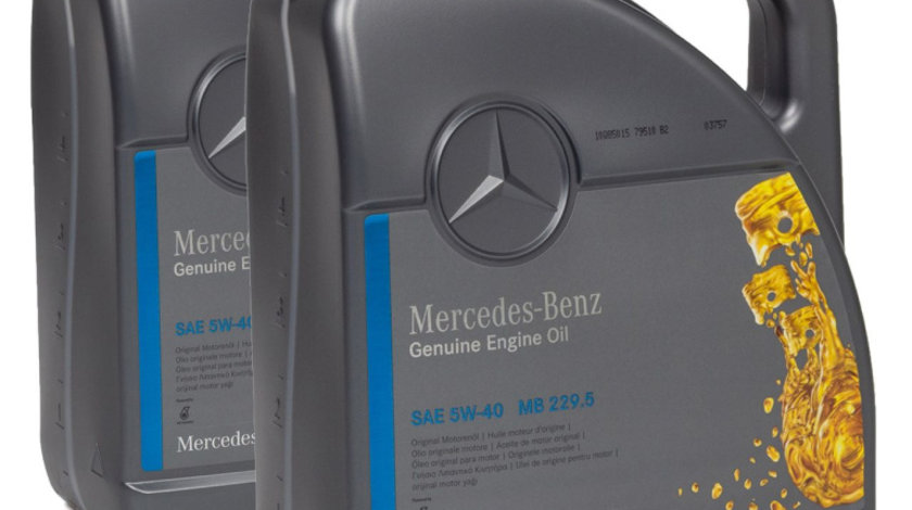 Set 2 Buc Ulei Motor Mercedes-Benz 229.5 5W-40 5L A000989860613AAEE