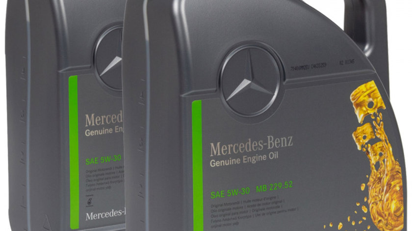 Set 2 Buc Ulei Motor Oe Mercedes-Benz 229.52 5W-30 5L A000989700613AMEE