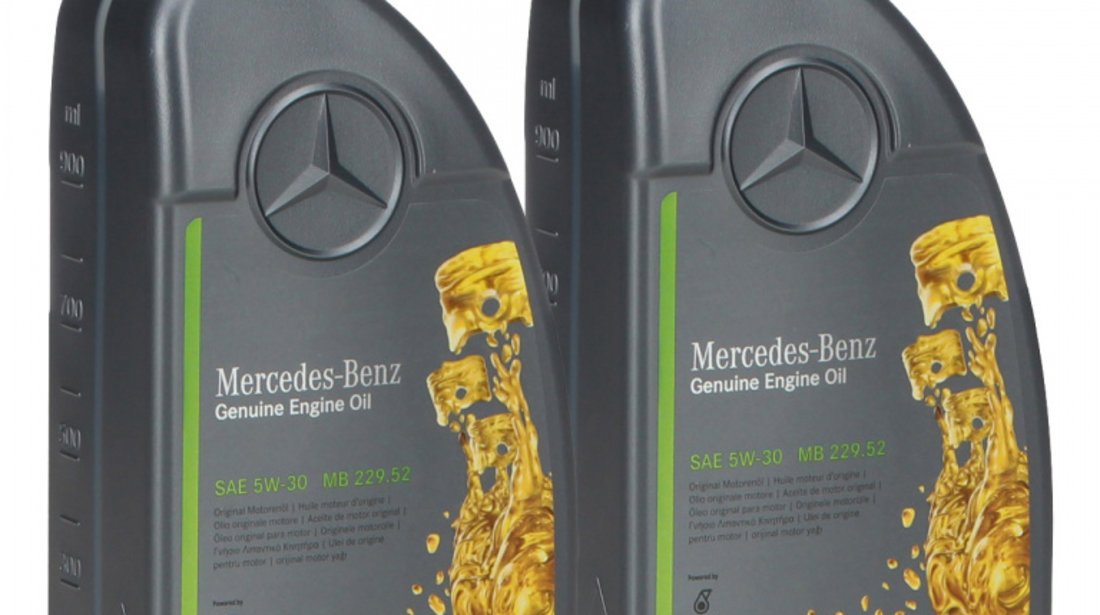Set 2 Buc Ulei Motor Oe Mercedes-Benz 229.52 5W-30 1L A000989700611AMEE