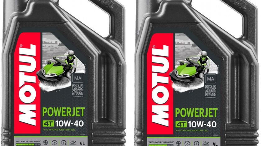 Set 2 Buc Ulei Motor Skijet Motul Powerjet 4T 10W-40 4L 105874