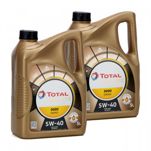Set 2 Buc Ulei Motor Total Quartz 9000 Energy 5W-40 5L
