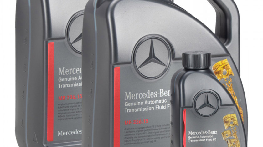 Set 2 Buc Ulei Transmisie Automata Oe Mercedes-Benz 236.15 5L A000989690513AULW + Ulei Transmisie Automata Oe Mercedes-Benz 236.15 1L A000989690511ADNE