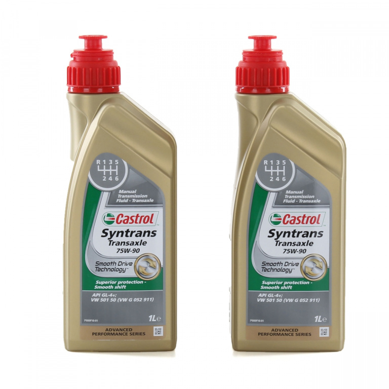 Set 2 Buc Ulei Transmisie Manuala Castrol Syntrans Transaxle 75W-90 1L