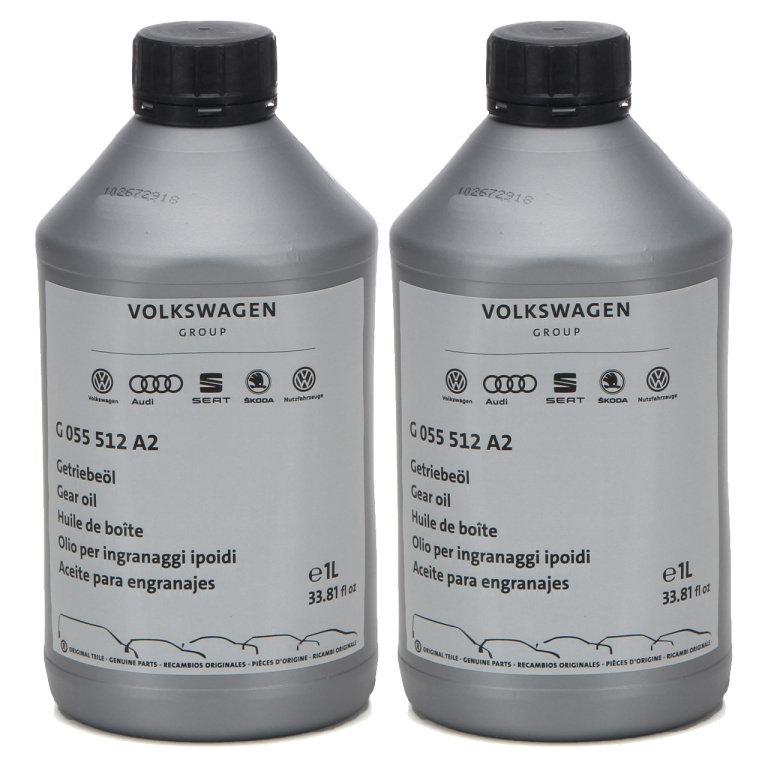 Set 2 Buc Ulei Transmisie Manuala + DSG DQ200 Oe Volkswagen SAE 75W 1L G055512A2