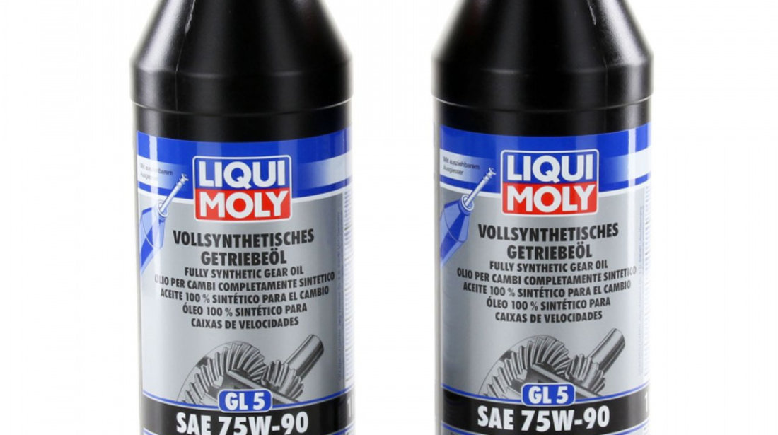 Set 2 Buc Ulei Transmisie Manuala Liqui Moly GL-5 SAE 75W-90 1L 2183