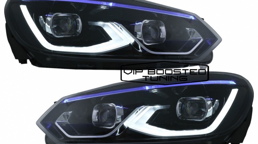 Set 2 Faruri Full LED VW Golf 6 VI (2008-2013) Golf 8 design