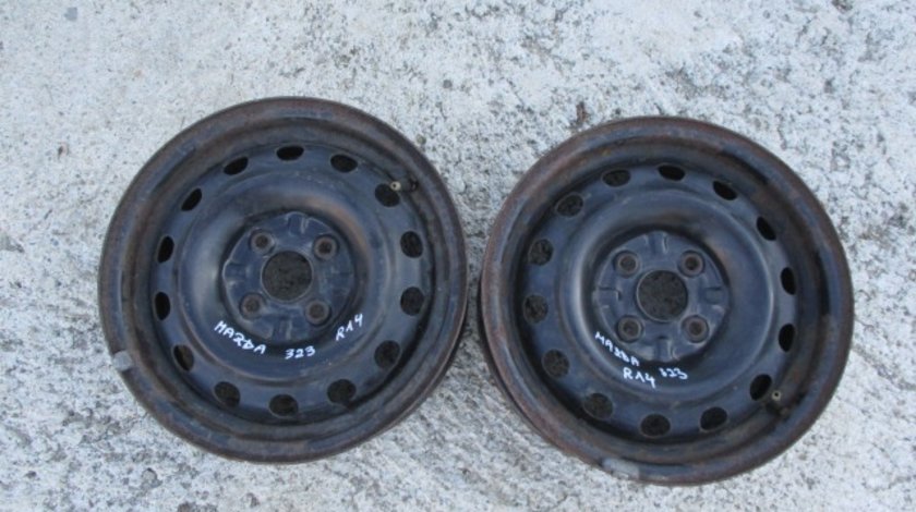 SET 2 JANTE 5/JJx14 H2 ET 45 R14 COD MA 514008 MAZDA 323 F 1.5 BENZINA FAB. 1995 - 2000 ⭐⭐⭐⭐⭐