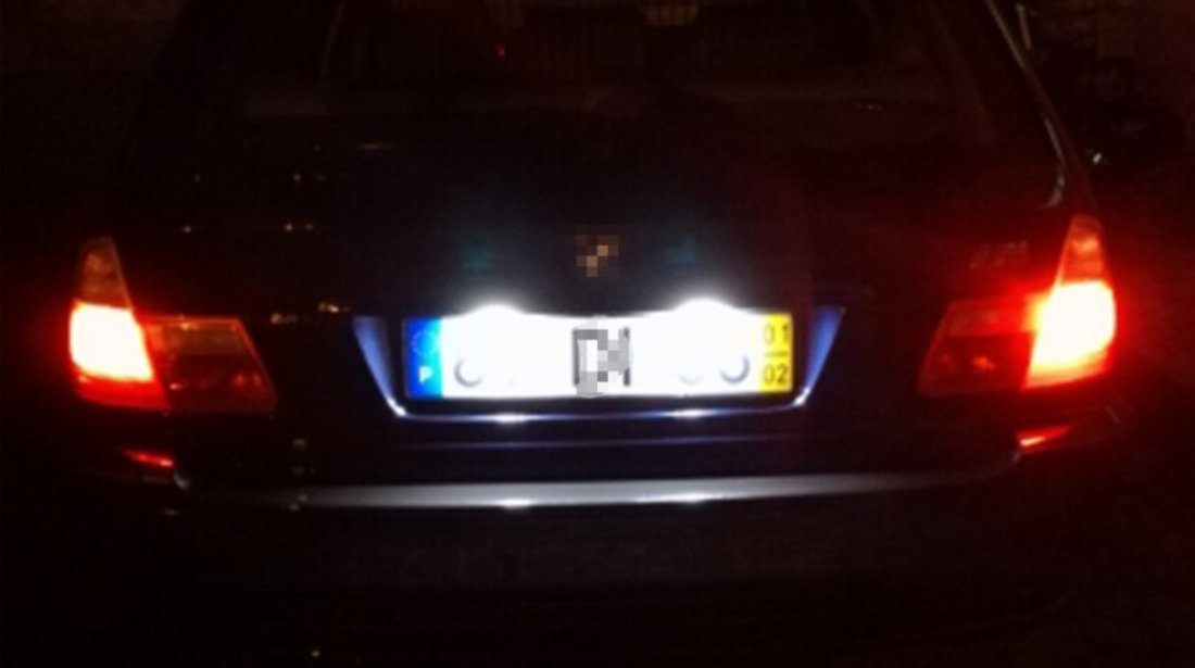 Set 2 Lampi Iluminare Numar Led pentru BMW E46