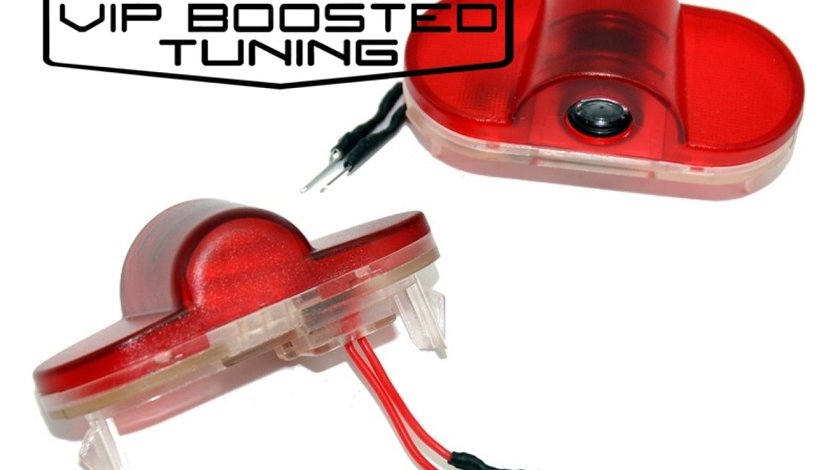 Set 2 Lampi Led Proiector Cu Logo Pentru Portiere VW Bora 1998-2005