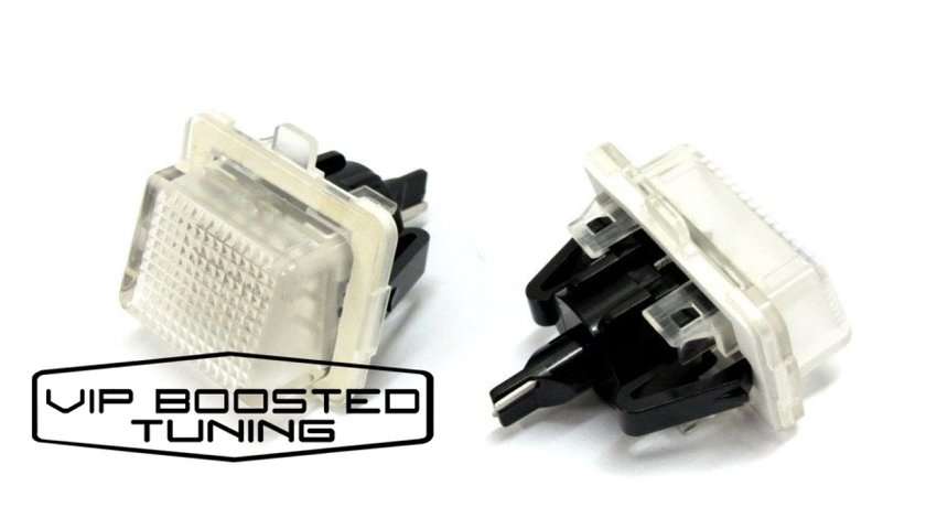 Set 2 lampi numar led canbus dedicate MERCEDES Clasa C W204 2007-2014